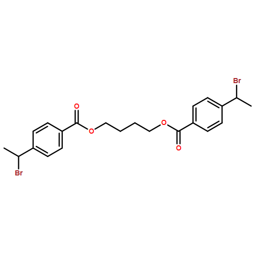 Benzoic acid, 4-(1-bromoethyl)-, 1,1'-(1,4-butanediyl) ester 