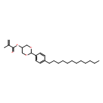 2-Propenoic acid, 2-methyl-, 2-(4-dodecylphenyl)-1,3-dioxan-5-yl ester 