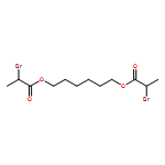 Propanoic acid, 2-bromo-, 1,6-hexanediyl ester (9CI) 