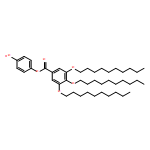 Benzoic acid, 3,4,5-tris(decyloxy)-, 4-hydroxyphenyl ester 