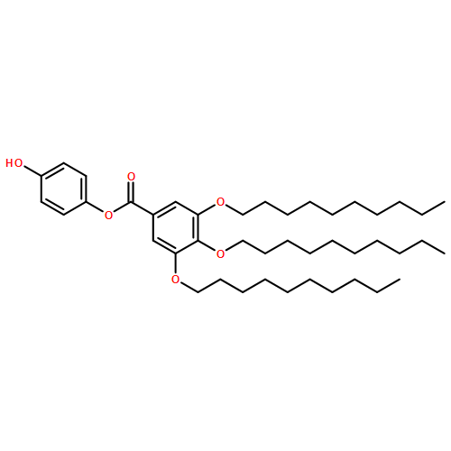 Benzoic acid, 3,4,5-tris(decyloxy)-, 4-hydroxyphenyl ester 