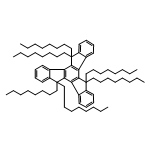 5H-Tribenzo[a,f,k]trindene, 10,15-dihydro-5,5,10,10,15,15-hexaoctyl- 