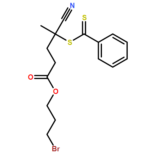 Pentanoic acid, 4-cyano-4-[(phenylthioxomethyl)thio]-, 3-bromopropyl ester