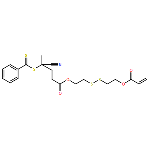 Pentanoic acid, 4-cyano-4-[(phenylthioxomethyl)thio]-, 2-[[2-[(1-oxo-2-propen-1-yl)oxy]ethyl]dithio]ethyl ester 