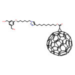 3'H-Cyclopropa[1,9][5,6]fullerene-C60-Ih-3'-carboxylic acid, 9-[1-[6-[3,5-bis(hydroxymethyl)phenoxy]hexyl]-1H-1,2,3-triazol-4-yl]nonyl ester 