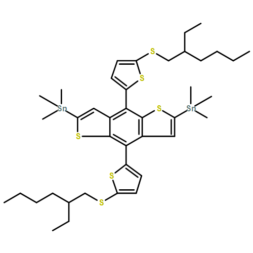 Stannane, 1,1'-[4,8-bis[5-[(2-ethylhexyl)thio]-2-thienyl]benzo[1,2-b:4,5-b']dithiophene-2,6-diyl]bis[1,1,1-trimethyl- 