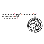 3'H-Cyclopropa[1,9][5,6]fullerene-C60-Ih-3'-carboxylic acid, 8-[[3,4,5-tris(decyloxy)benzoyl]oxy]octyl ester 