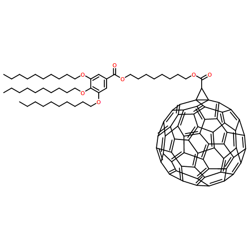 3'H-Cyclopropa[1,9][5,6]fullerene-C60-Ih-3'-carboxylic acid, 8-[[3,4,5-tris(decyloxy)benzoyl]oxy]octyl ester 