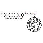 3'H-Cyclopropa[1,9][5,6]fullerene-C60-Ih-3'-carboxylic acid, 4-[[3,4,5-tris(tetradecyloxy)benzoyl]oxy]butyl ester 