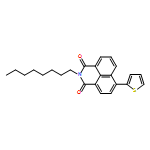 1H-Benz[de]isoquinoline-1,3(2H)-dione, 2-octyl-6-(2-thienyl)- 