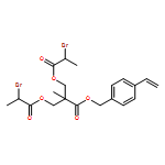 Propanoic acid, 3-(2-bromo-1-oxopropoxy)-2-[(2-bromo-1-oxopropoxy)methyl]-2-methyl-, (4-ethenylphenyl)methyl ester 