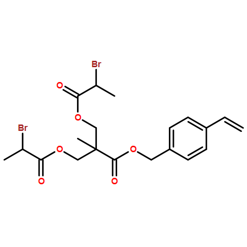 Propanoic acid, 3-(2-bromo-1-oxopropoxy)-2-[(2-bromo-1-oxopropoxy)methyl]-2-methyl-, (4-ethenylphenyl)methyl ester 