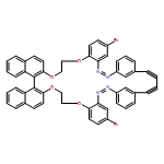 7,11:16,20-Dimethenodibenzo[b,v]dinaphtho[2,1-b1:1',2'-d1][1,24,27,32,4,5,20,21]tetraoxatetraazacyclotetratriacontine, 3,24-dibromo-12,13,14,15-tetradehydro-28,29,44,45-tetrahydro-, (36bS)- 