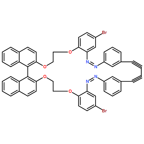 7,11:16,20-Dimethenodibenzo[b,v]dinaphtho[2,1-b1:1',2'-d1][1,24,27,32,4,5,20,21]tetraoxatetraazacyclotetratriacontine, 3,24-dibromo-12,13,14,15-tetradehydro-28,29,44,45-tetrahydro-, (36bS)- 