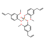 Phenol, 2-methoxy-4-(2-propenyl)-, phosphate (3:1) (9CI) 