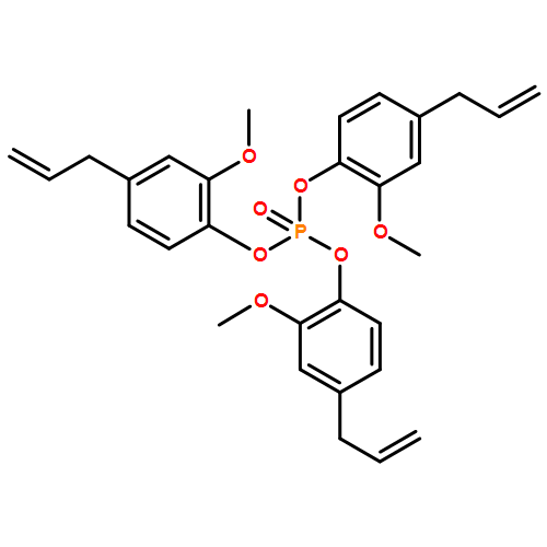 Phenol, 2-methoxy-4-(2-propenyl)-, phosphate (3:1) (9CI) 