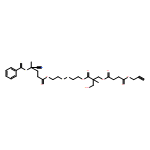 Butanedioic acid, 1-[15-cyano-2-(hydroxymethyl)-2,15-dimethyl-3,12-dioxo-17-phenyl-17-thioxo-4,11-dioxa-7,8,16-trithiaheptadec-1-yl] 4-(2-propyn-1-yl) ester 