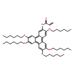 2-Propenoic acid, 3,6,7,10,11-pentakis(hexyloxy)-2-triphenylenyl ester 