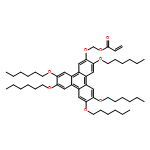 2-Propenoic acid, [[3,6,7,10,11-pentakis(hexyloxy)-2-triphenylenyl]oxy]methyl ester 