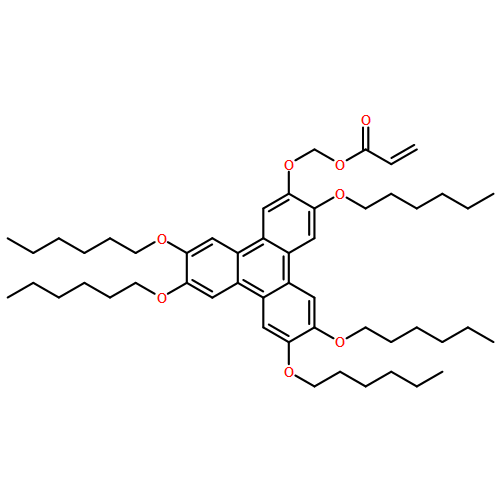 2-Propenoic acid, [[3,6,7,10,11-pentakis(hexyloxy)-2-triphenylenyl]oxy]methyl ester 