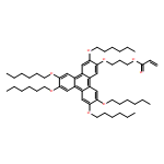 2-Propenoic acid, 3-[[3,6,7,10,11-pentakis(hexyloxy)-2-triphenylenyl]oxy]propyl ester 