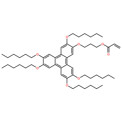 2-Propenoic acid, 3-[[3,6,7,10,11-pentakis(hexyloxy)-2-triphenylenyl]oxy]propyl ester 