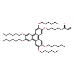 2-Propenoic acid, 4-[[3,6,7,10,11-pentakis(hexyloxy)-2-triphenylenyl]oxy]butyl ester 