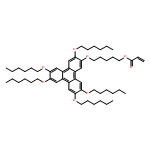 2-Propenoic acid, 5-[[3,6,7,10,11-pentakis(hexyloxy)-2-triphenylenyl]oxy]pentyl ester 