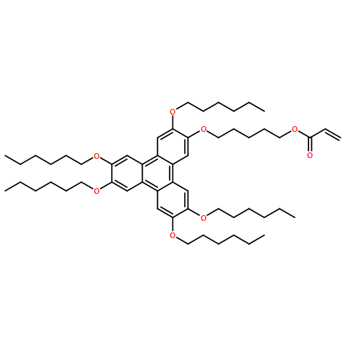 2-Propenoic acid, 5-[[3,6,7,10,11-pentakis(hexyloxy)-2-triphenylenyl]oxy]pentyl ester 