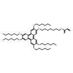 2-Propenoic acid, 7-[[3,6,7,10,11-pentakis(hexyloxy)-2-triphenylenyl]oxy]heptyl ester 