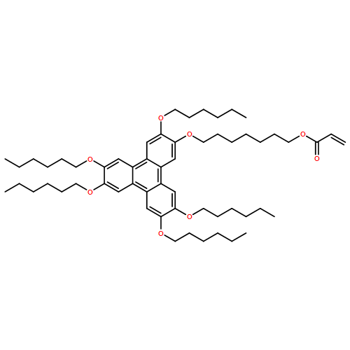 2-Propenoic acid, 7-[[3,6,7,10,11-pentakis(hexyloxy)-2-triphenylenyl]oxy]heptyl ester 