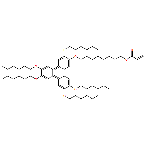 2-Propenoic acid, 8-[[3,6,7,10,11-pentakis(hexyloxy)-2-triphenylenyl]oxy]octyl ester 