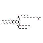 2-Propenoic acid, 9-[[3,6,7,10,11-pentakis(hexyloxy)-2-triphenylenyl]oxy]nonyl ester 