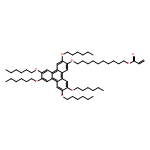 2-Propenoic acid, 10-[[3,6,7,10,11-pentakis(hexyloxy)-2-triphenylenyl]oxy]decyl ester 