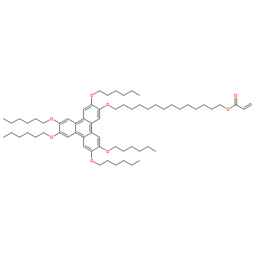 2-Propenoic acid, 14-[[3,6,7,10,11-pentakis(hexyloxy)-2-triphenylenyl]oxy]tetradecyl ester 