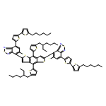 2,1,3-Benzothiadiazole, 4,4'-[4,8-bis[5-(2-ethylhexyl)-2-thienyl]benzo[1,2-b:4,5-b']dithiophene-2,6-diyl]bis[5-fluoro-7-(5'-hexyl[2,2'-bithiophen]-5-yl)- 