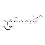 1H-Pyrrole-1-carboxamide, 2,5-dihydro-N-[2-hydroxy-3-[3-(trimethoxysilyl)propoxy]propyl]-2,5-dioxo- 