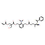 Pentanoic acid, 4-cyano-4-[(phenylthioxomethyl)thio]-, [3-[[2-(hydroxymethyl)-2-methyl-1-oxo-3-[(1-oxo-2-propen-1-yl)oxy]propoxy]methyl]-2-nitrophenyl]methyl ester 