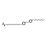 2-Propenoic acid, 2-methyl-, 10-[4-[2-[4-(octyloxy)phenyl]diazenyl]phenoxy]decyl ester 