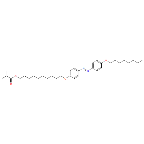 2-Propenoic acid, 2-methyl-, 10-[4-[2-[4-(octyloxy)phenyl]diazenyl]phenoxy]decyl ester 