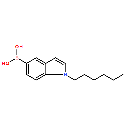 Boronic acid, B-(1-hexyl-1H-indol-5-yl)- 