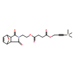 Butanedioic acid, 1-[2-(1,3,3a,4,7,7a-hexahydro-1,3-dioxo-4,7-epoxy-2H-isoindol-2-yl)ethyl] 4-[3-(trimethylsilyl)-2-propyn-1-yl] ester 