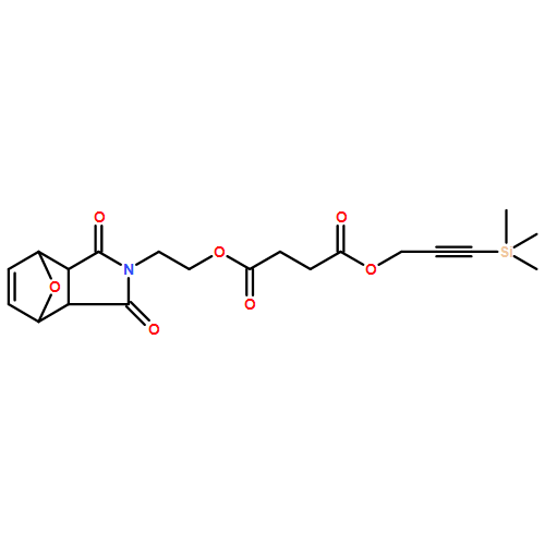 Butanedioic acid, 1-[2-(1,3,3a,4,7,7a-hexahydro-1,3-dioxo-4,7-epoxy-2H-isoindol-2-yl)ethyl] 4-[3-(trimethylsilyl)-2-propyn-1-yl] ester 