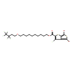 Thieno[3,4-b]thiophene-2-carboxylic acid, 4,6-dibromo-3-fluoro-, 10-(3,3,4,4,4-pentafluorobutoxy)decyl ester 