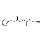 Butanedioic acid, 1-(2-furanylmethyl) 4-(2-propyn-1-yl) ester 