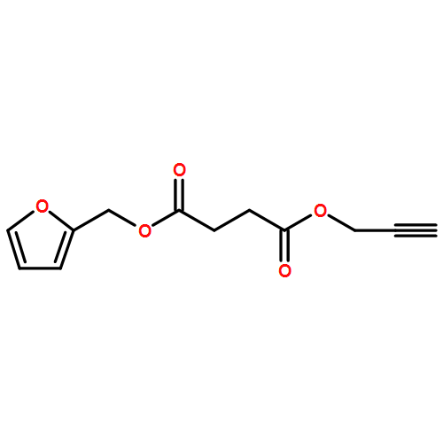 Butanedioic acid, 1-(2-furanylmethyl) 4-(2-propyn-1-yl) ester 