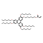 2-Propenoic acid, 6-[[3,6,7,10,11-pentakis(hexyloxy)-2-triphenylenyl]oxy]hexyl ester 