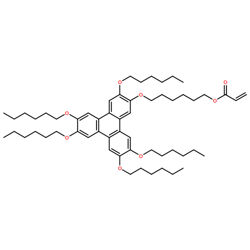 2-Propenoic acid, 6-[[3,6,7,10,11-pentakis(hexyloxy)-2-triphenylenyl]oxy]hexyl ester 