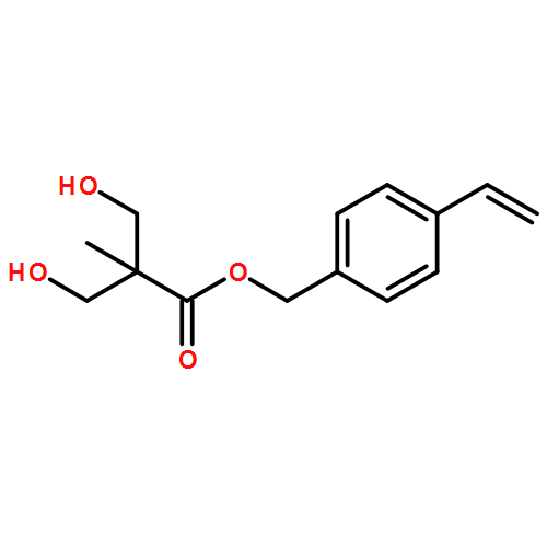 Propanoic acid, 3-hydroxy-2-(hydroxymethyl)-2-methyl-, (4-ethenylphenyl)methyl ester 