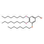 Benzene, 5-(bromomethyl)-1,2,3-tris(octyloxy)- 